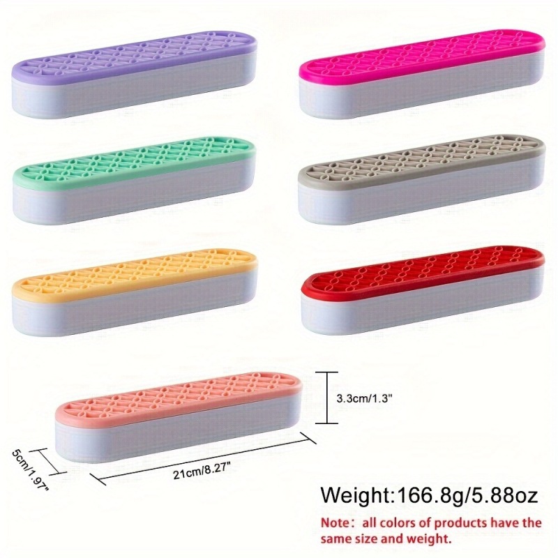 Silikoninis Įrankių Pamatinė — Saugojimo Lentyna Makiažo Įrankiams ir Rašiklio Laikiklis