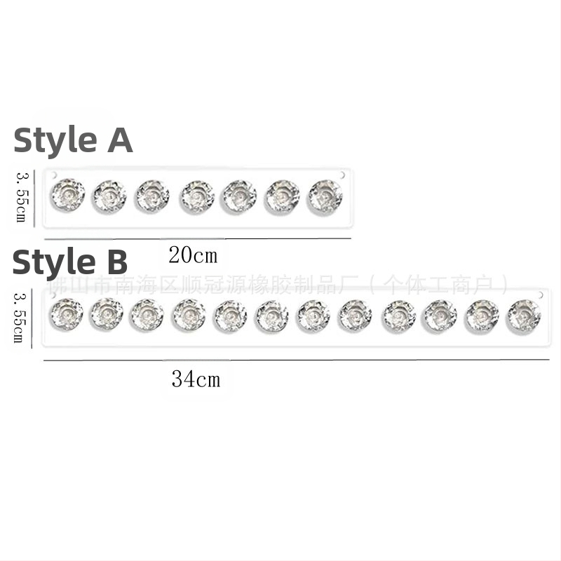 Акрилна стенна витрина за бижута – едноетажна, държач за огърлици, гривни и обици, лазерно обработване, есен 2024
