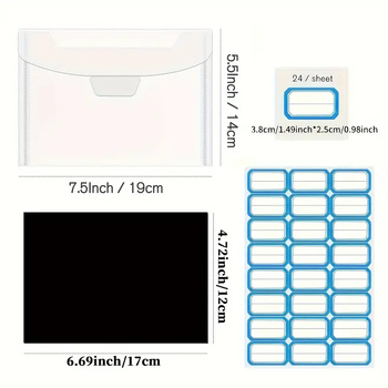 Σετ τσαντών αποθήκευσης σφραγίδων και καλουπιών με μαλακό μαγνητικό ελαστικό φύλλο, ορθογώνιο σχήμα, έγχυση-μορφοποίηση, μοντέρνο στυλ