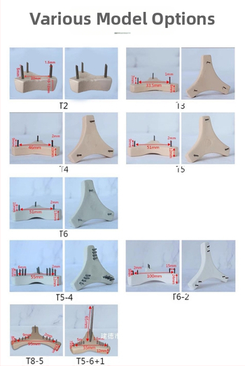 Εργαλεία γλυπτικής και αγγειοπλαστικής για καμίνες - Τ-σχήματος κάτω καρφιά, στηριγμένα καρφιά, στηριγτικά μαξιλάρια, τρίποδες με ένθετο βελόνα (Μοντέλο JCY001; Τύπος: Άλλο; Εξοπλισμός: Άλλος; Εισαγωγή: Όχι)