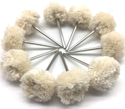 Комплект полировъчни колела – 100 бр.; включва платнено, вълнено, кожено и телено колело; за полиране на бижута и премахване на ръжда; марка Yafu; с персонализирана обработка