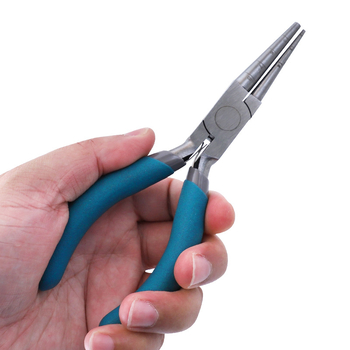 Papuošalų žnyplės su skalėmis – apvalios nosies ir adatinės žnyplės, vyniojimo žnyplės, daugiafunkciniai DIY įrankiai, prekės ženklas RUITOOL