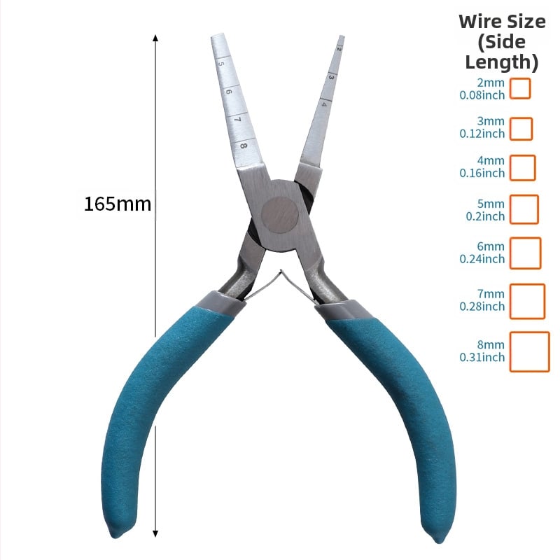 Papuošalų žnyplės su skalėmis – apvalios nosies ir adatinės žnyplės, vyniojimo žnyplės, daugiafunkciniai DIY įrankiai, prekės ženklas RUITOOL