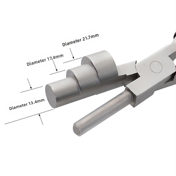 RUITOOL juvelyrinių replės – mini 3-in-1, smaili burna, žnyplių galvos ilgis 80 mm, svoris 206 g