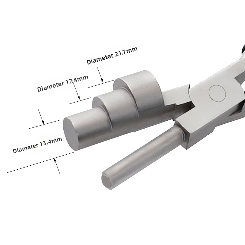 RUITOOL Ювелирни клещи – мини 3-в-1, остър връх на устата, 80 мм дължина на челюстта, тегло 206 г
