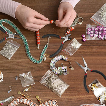 DIY σετ εργαλείων επισκευής κοσμημάτων — 6 πένσες, σετ πένσων για δερμάτινη τσάντα, ακρυλικά εργαλεία, STRINGS&THINGS αδειοδοτημένη ιδιωτική ετικέτα