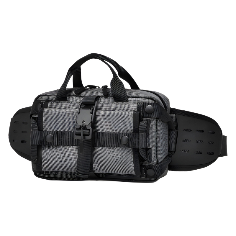 WEIXIER Vyrų juosmens krepšys – gatvės stilius, Oxford audinys, kvėpuojantis, atsparus vandeniui, antibakterinis, atsparus nusidėvėjimui