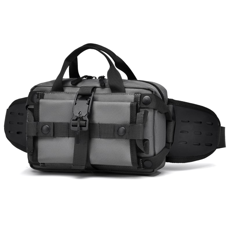 WEIXIER Vyrų juosmens krepšys – gatvės stilius, Oxford audinys, kvėpuojantis, atsparus vandeniui, antibakterinis, atsparus nusidėvėjimui