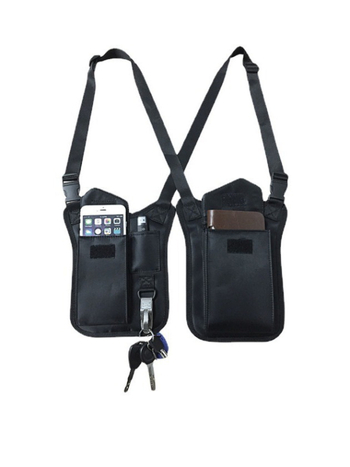 CWILKES Anti-theft sling bag pažastims skirtas lauko sportui — nailonas, ultra lengvas, kvėpuojantis, atsparus vandeniui, iš plėčiamas