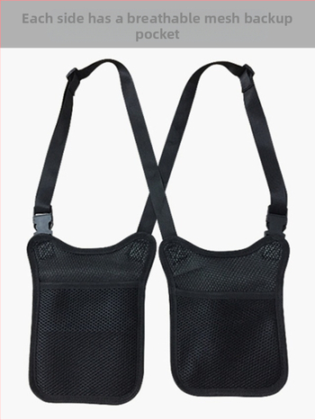 CWILKES Anti-theft sling bag pažastims skirtas lauko sportui — nailonas, ultra lengvas, kvėpuojantis, atsparus vandeniui, iš plėčiamas