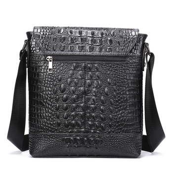 Мъжка презрамкова чанта (Естествена кожа, кожа от горния слой, памучна подплата, износоустойчива)