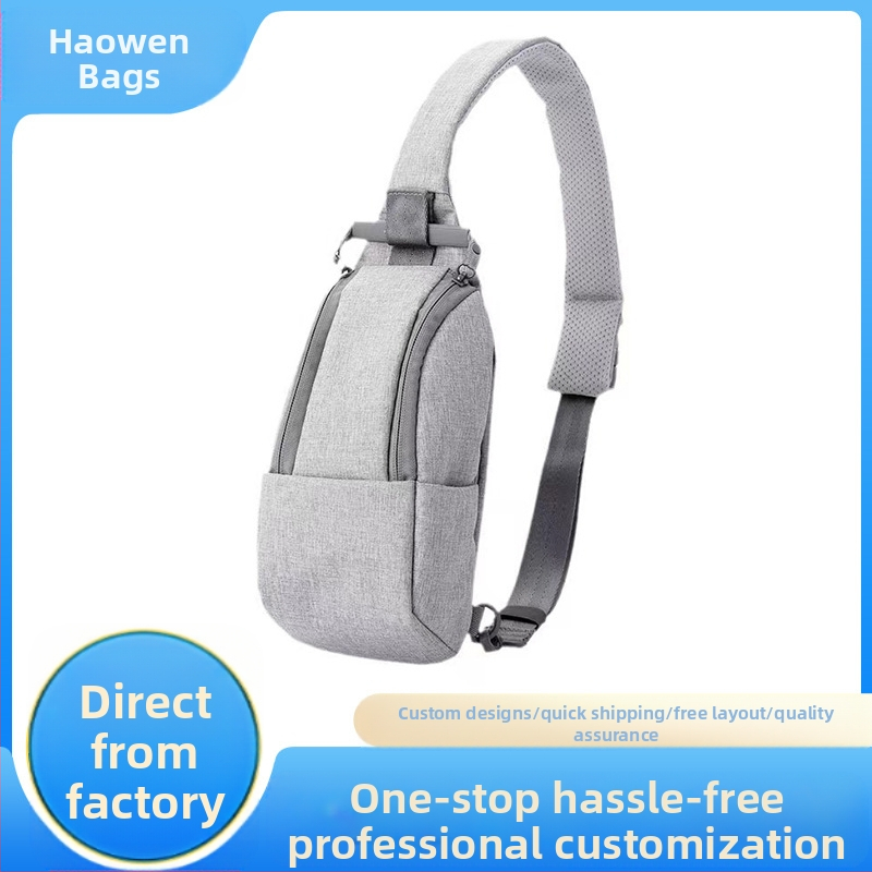 Crossbody rankinė kasdieniam naudojimui — miesto paprastas stilius, Oxford audinys, vienspalvė, poliesterio pamušalas, telpa 8 colių nešiojamąjį