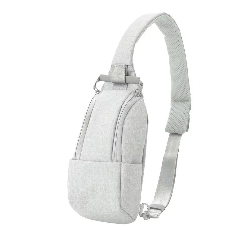 Crossbody rankinė kasdieniam naudojimui — miesto paprastas stilius, Oxford audinys, vienspalvė, poliesterio pamušalas, telpa 8 colių nešiojamąjį