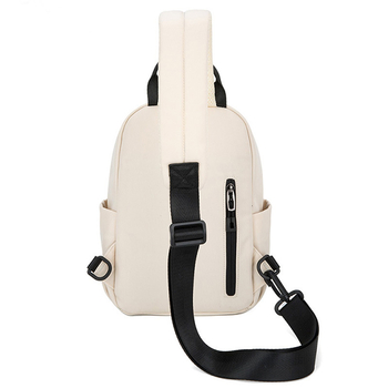 Мъжка чанта през рамо от нейлон, дишаща, водоустойчива, ултралека, едноцветна