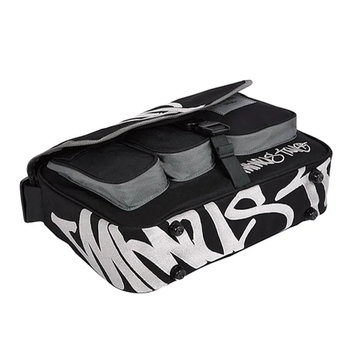 Minustwo vīriešu pleca soma no neilona, brīvā laika ceļojumiem, viegls dizains, poliesteres oderes, vienkrāsaina