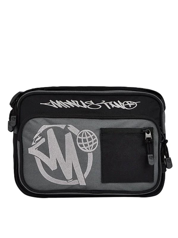 Minustwo vīriešu pleca soma no neilona, brīvā laika ceļojumiem, viegls dizains, poliesteres oderes, vienkrāsaina