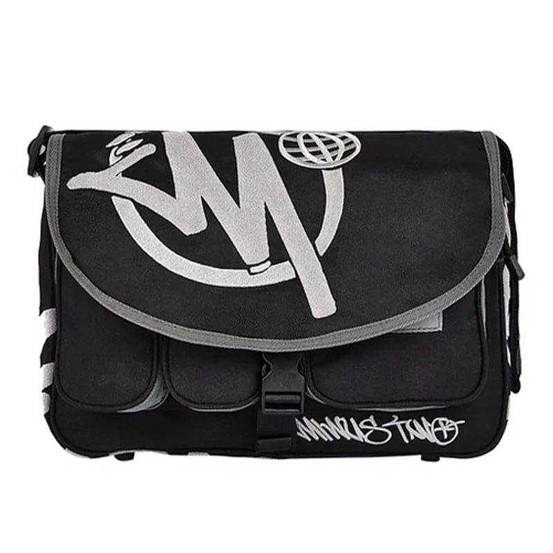 Minustwo vīriešu pleca soma no neilona, brīvā laika ceļojumiem, viegls dizains, poliesteres oderes, vienkrāsaina