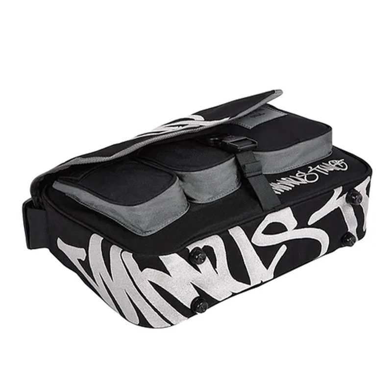 Minustwo vīriešu pleca soma no neilona, brīvā laika ceļojumiem, viegls dizains, poliesteres oderes, vienkrāsaina