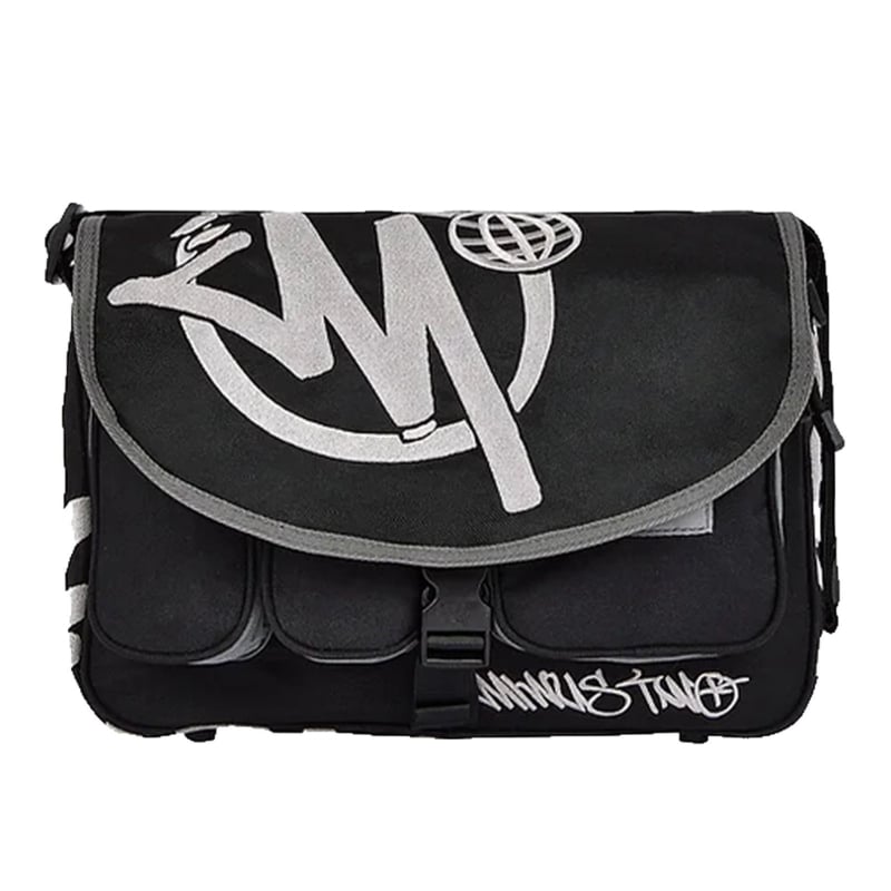 Minustwo vīriešu pleca soma no neilona, brīvā laika ceļojumiem, viegls dizains, poliesteres oderes, vienkrāsaina