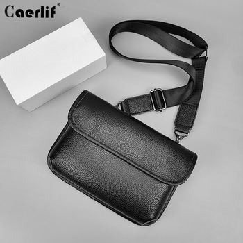 Мъжка кръстосана чанта през рамо — материал: крафт хартия; подплата: кравешка кожа; марка: Listen to South; пролет 2018; за бизнес пътувания