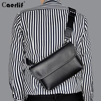 Мъжка кръстосана чанта през рамо — материал: крафт хартия; подплата: кравешка кожа; марка: Listen to South; пролет 2018; за бизнес пътувания