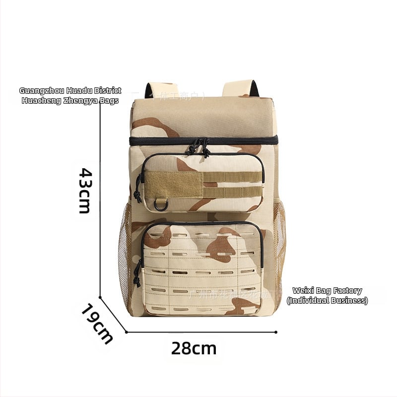 Dvigubo sluoksnio izoliacijos krepšys lauko naudojimui, 23 L talpa, Oxford audinys, nešiojamas ir sulankstomas