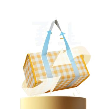 Piknika soma ar izolētu pusdienu kārbu, materiāls Kaimi, zīmols Strong merchants