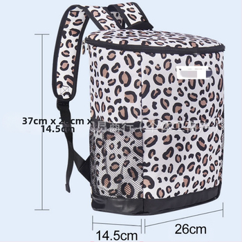 Išorinė izoliacinė vandeniui atspari kuprinė kempeiui su Oxford audiniu, pamušalas poliesteris, atspari vandeniui, išlaiko šilumą, dėvėjimui atspari