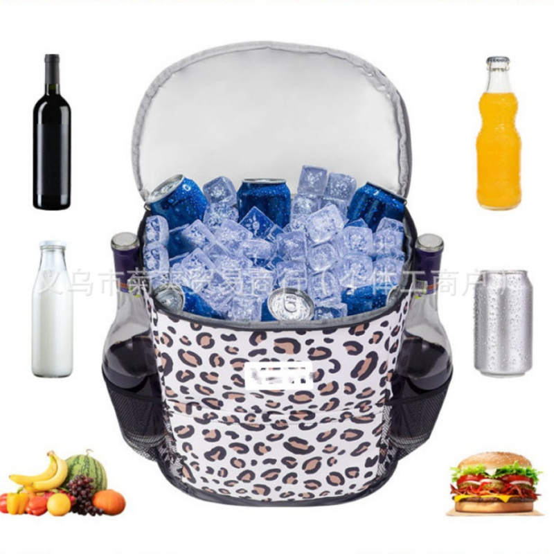 Išorinė izoliacinė vandeniui atspari kuprinė kempeiui su Oxford audiniu, pamušalas poliesteris, atspari vandeniui, išlaiko šilumą, dėvėjimui atspari