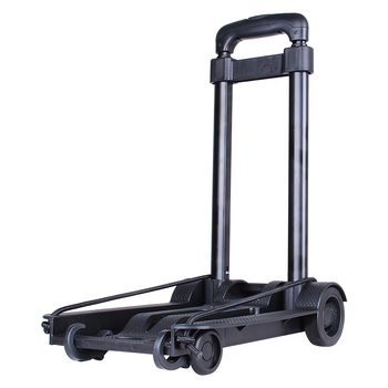 Δίτροχος καρότσι μεταφοράς, πτυσσόμενο και φορητό, σιδερένιος σκελετός, μέγιστη φόρτωση 30 kg, βάρος 2,0 kg