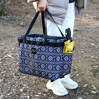 Oxford audinio kempingo laikymo maišas, sulankstomos, nešiojamas, talpa 30–40 L, šiuolaikinio minimalistinio stiliaus