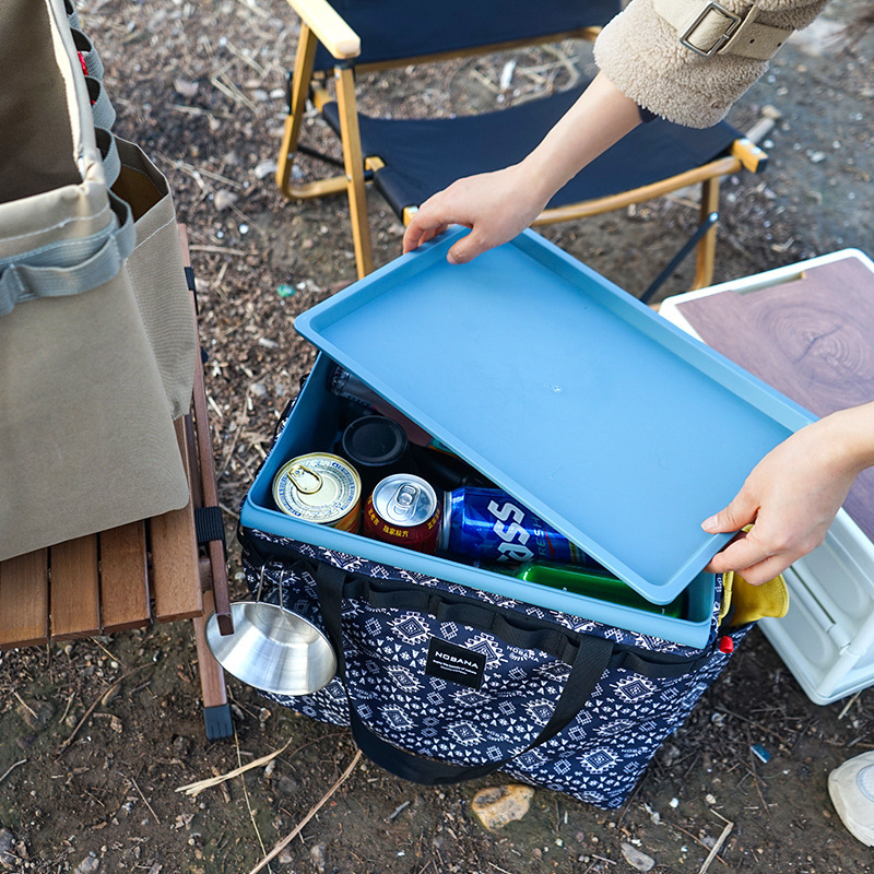 Oxford audinio kempingo laikymo maišas, sulankstomos, nešiojamas, talpa 30–40 L, šiuolaikinio minimalistinio stiliaus