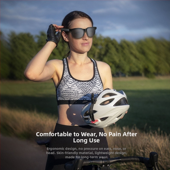Безжични Bluetooth очила със слушалки XG88PRO, Bluetooth 5.3, обхват до 10 м, стерео звук, 4–8 ч работа, PC+ABS