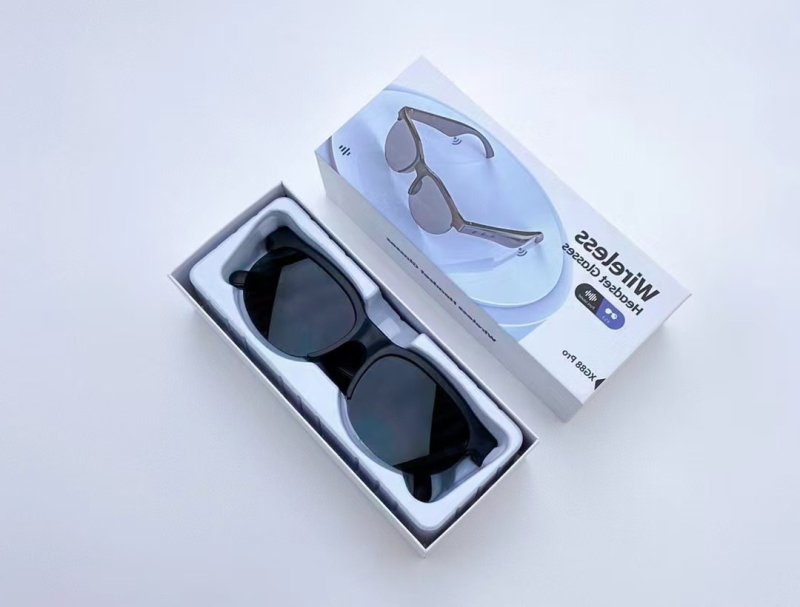 Безжични Bluetooth очила със слушалки XG88PRO, Bluetooth 5.3, обхват до 10 м, стерео звук, 4–8 ч работа, PC+ABS