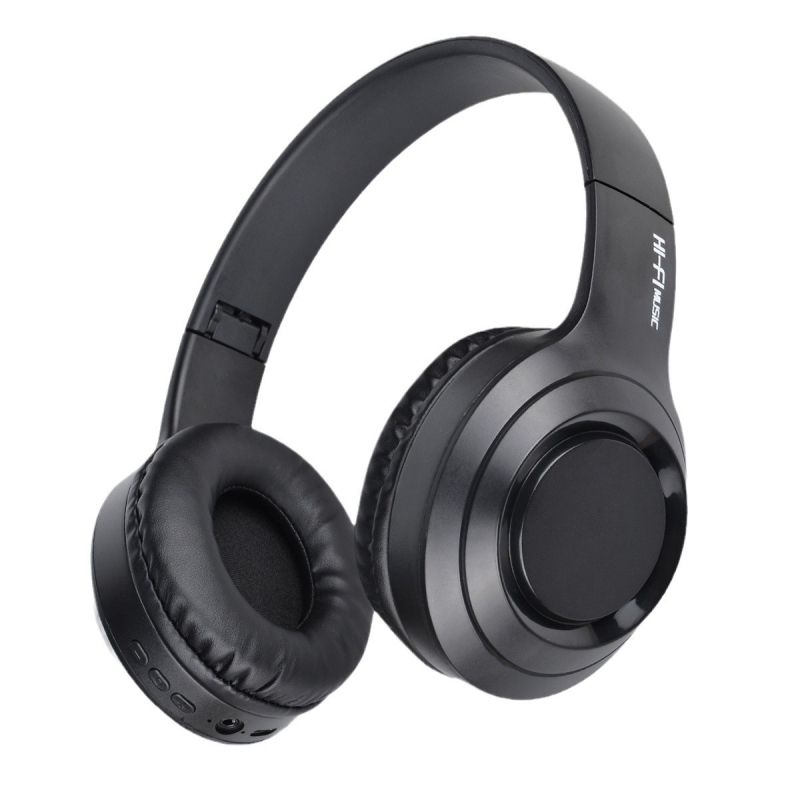 Ασύρματα ακουστικά Bluetooth με μπάσο stereo Hi‑Fi, τύπου κεφαλόδεσμος, συμβατά με κινητές συσκευές • Bluetooth 5.3 • εμβέλεια 10 μ • διάρκεια μπαταρίας 4–8 h