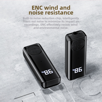 Bluetooth Lavalier слушалка с цифров дисплей, обхват 15 м, повече от 8 часа време за работа, esports ниска латентност, Bluetooth 5.3