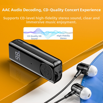 Bluetooth Lavalier слушалка с цифров дисплей, обхват 15 м, повече от 8 часа време за работа, esports ниска латентност, Bluetooth 5.3