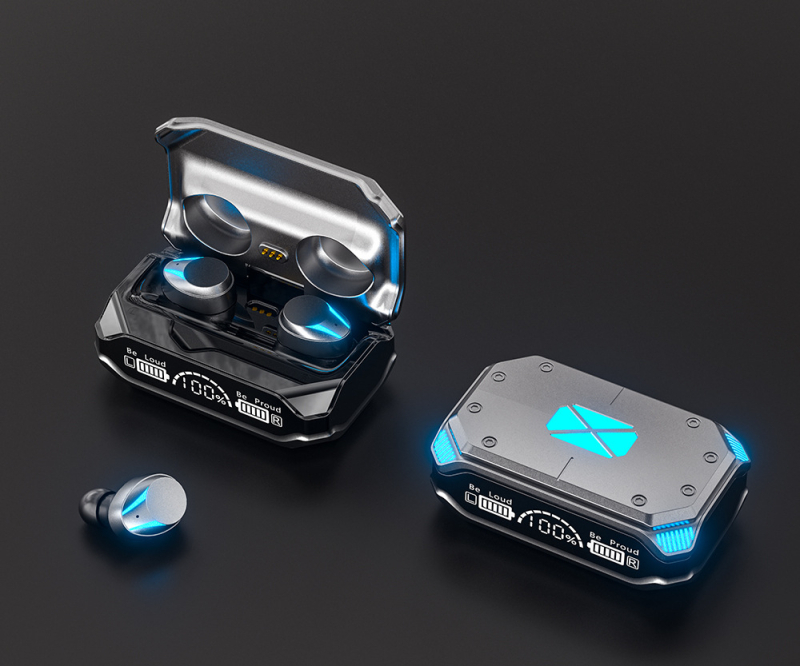 Ασύρματα ενδοωτικά ακουστικά Bluetooth με μείωση θορύβου, IPX7, εμβέλεια 15 μ, αυτονομία >8 ώρες, στερεο ήχος, αθλητικό στυλ