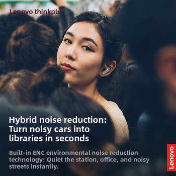 Thinkplus LP5 безжични Bluetooth слушалки с шумопотискане, ниска латентност за киберспортове, стерео звук в ушите, Bluetooth 5.0, водоустойчиви