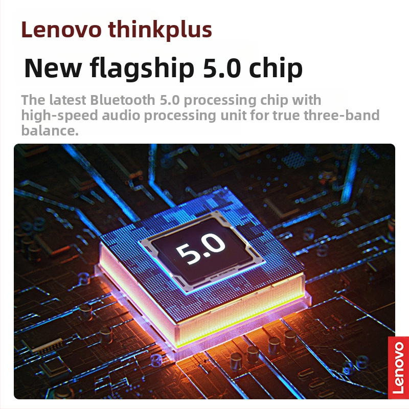 Thinkplus LP5 безжични Bluetooth слушалки с шумопотискане, ниска латентност за киберспортове, стерео звук в ушите, Bluetooth 5.0, водоустойчиви