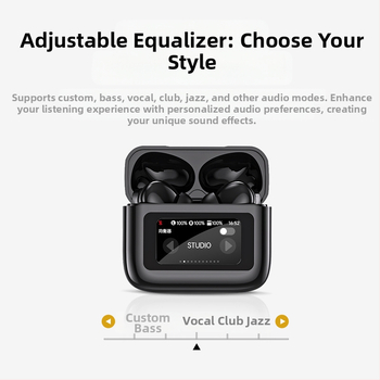 In-ear Bluetooth слушалки с активно шумопотискане, IPX5 водоустойчиви, 4–8 ч батерия, Bluetooth 5.4, безжично спортно стерео