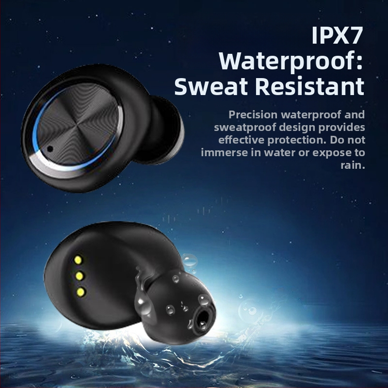 H66 bezdrôtové herné slúchadlá TWS – in‑ear stereo, Bluetooth 5.3, IPX7 vodotesné, výdrž nad 8 hodín, NFC a digitálny displej