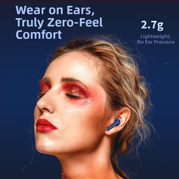 Безжични Bluetooth слушалки в ухото, Bluetooth 5.3, обхват 15 м, време за работа 4–8 ч, стерео