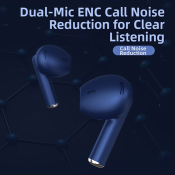 Безжични Bluetooth слушалки в ухото, Bluetooth 5.3, обхват 15 м, време за работа 4–8 ч, стерео