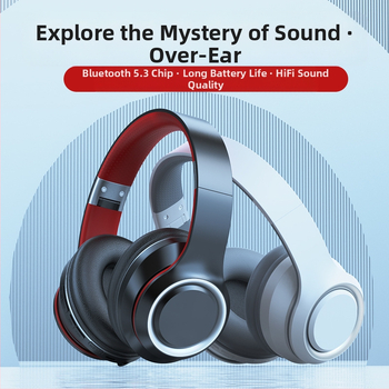 DR90 Belaidės Bluetooth ausinės su aktyvia triukšmo mažinimo technologija, kaulų laidumo technologija, žema latentica e-sporto žaidimams, Bluetooth 5.3, veikimo laikas daugiau nei 8 valandos