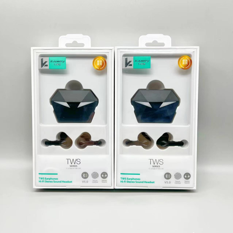 Žaidimų Bluetooth ausinės su tikru belaidžiu stereo garsu, Esports žema vėlavimas, diapazonas 10 m, baterijos veikimo laikas 4–8 val.