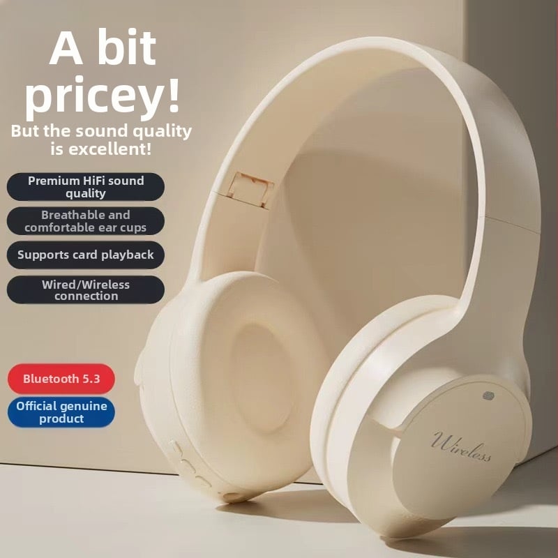 Sportinės belaidės Bluetooth ausinės su galvos juosta, BT 5.3, 10 m diapazonas, stereo garsas, IPX3, 0–4 h baterijos veikimas