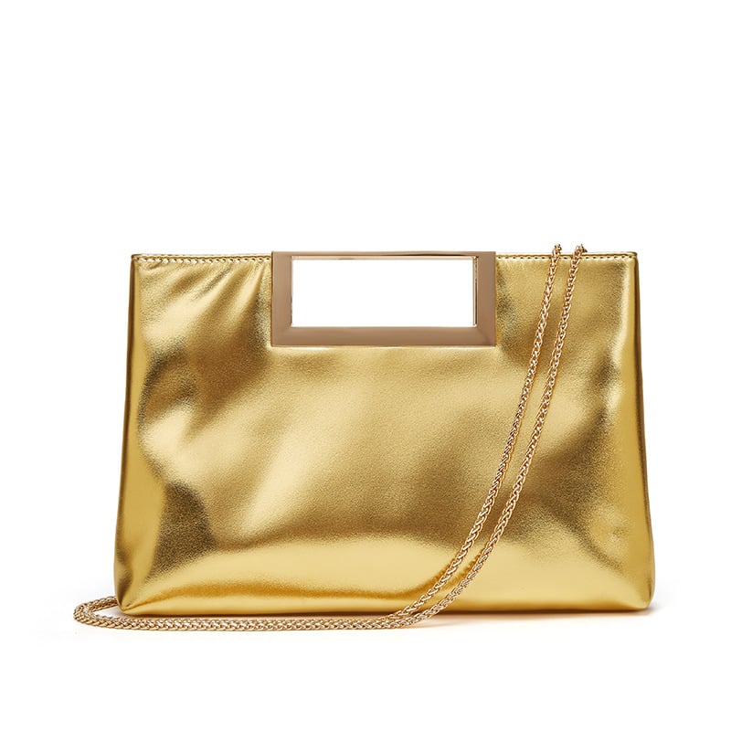 ANNMUU PU kožna torbica u stilu omotnice s lančanom naramenicom — ženska torba u uličnoj modi, magnetsko zatvaranje, unutarnji džepovi sa zipom, džep za telefon i ID