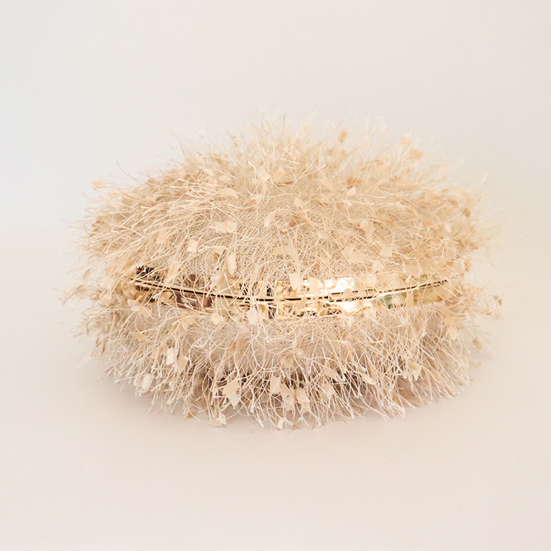 Τσαντάκι βραδινό σε σχήμα καρδιάς από σατέν, χειροποίητο κλατς με κλείσιμο, επένδυση πολυεστέρα