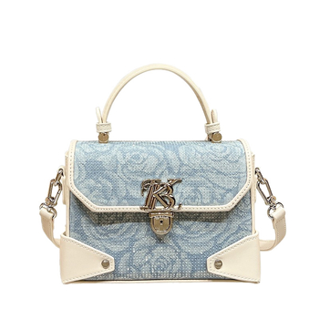 Box bag – Αστικός μινιμαλισμός, Γνήσιο δέρμα, Οριζόντιο τετράγωνο σχήμα, Άνοιγμα με λουκέτο